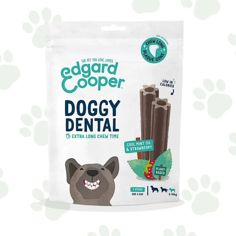Edgard&Cooper - Stick doggy dental menta e fragola