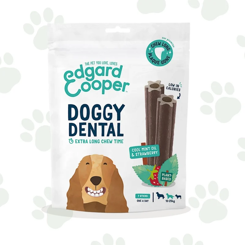 Edgard&Cooper - Stick doggy dental menta e fragola