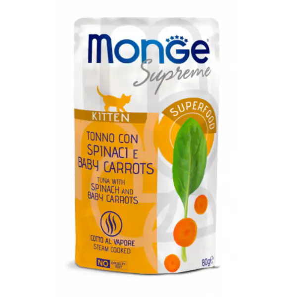 Monge Supreme Kitten in salsa bustina da 80 gr