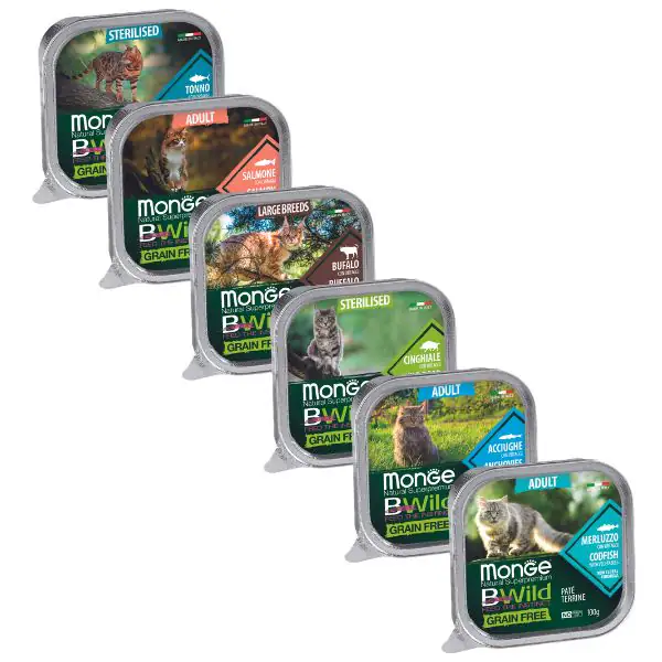Monge Natural Super Premium Bwild Grain Free Cat 100 gr