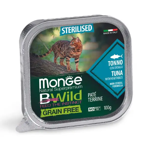 Monge Natural Super Premium Bwild Grain Free Cat 100 gr