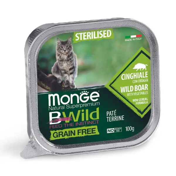 Monge Natural Super Premium Bwild Grain Free Cat 100 gr