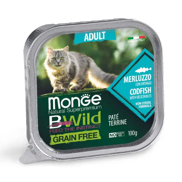 Monge Natural Super Premium Bwild Grain Free Cat 100 gr