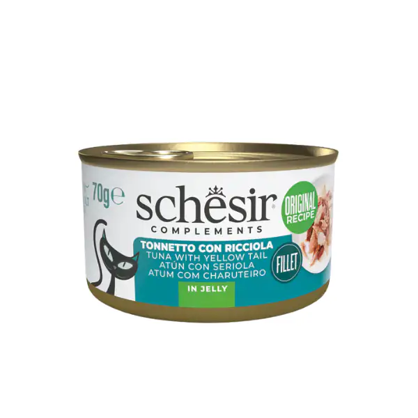 Schesir Cat Soft Adult filetti in gelatina alimento complementare lattina 70 gr