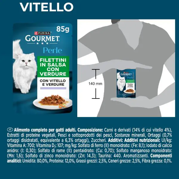 Gourmet le Perle Filettini in Salsa 85 gr