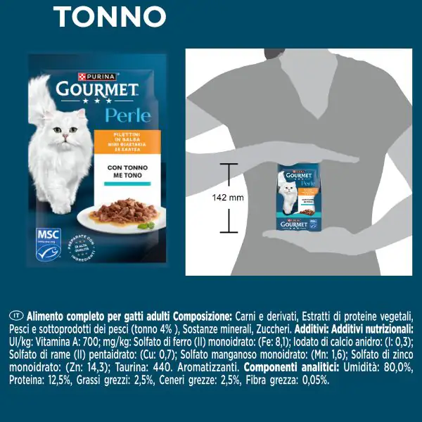 Gourmet le Perle Filettini in Salsa 85 gr