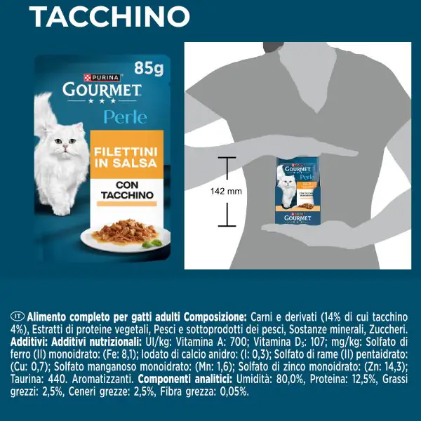Gourmet le Perle Filettini in Salsa 85 gr