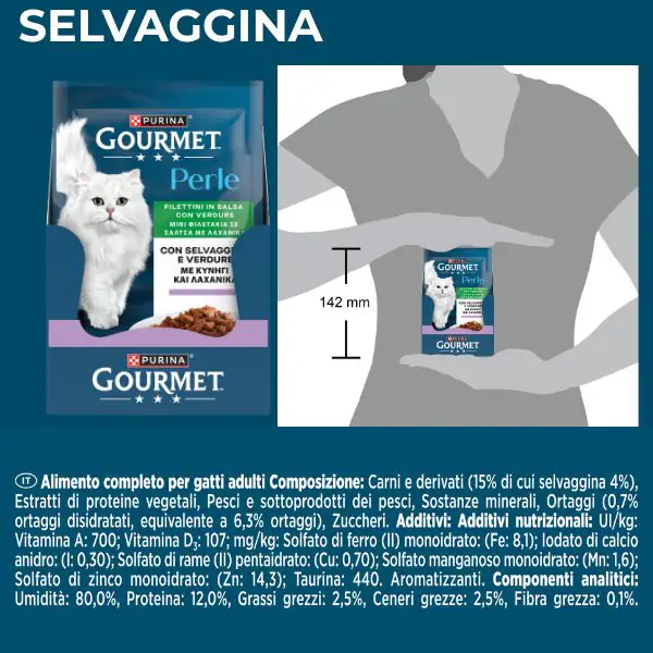 Gourmet le Perle Filettini in Salsa 85 gr