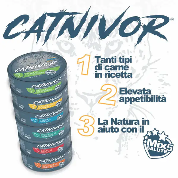 DRN Catnivor Adult Soft Patè 80 gr