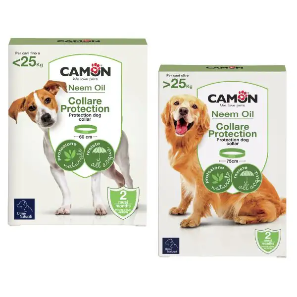 Orme Naturali Collare Antiparassitari Barriera per Cani