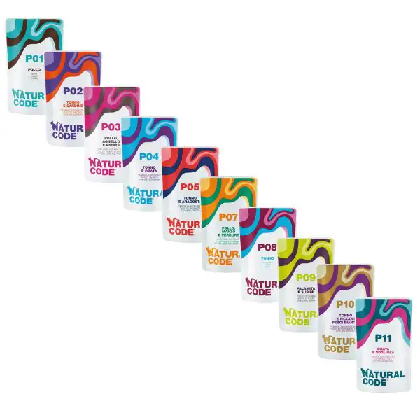 Natural Code Adult Buste in Acqua di Cottura 70 gr
