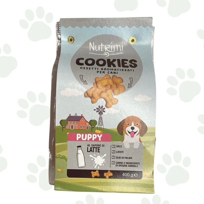 Nutrimi - Cookies al sapore di latte per cuccioli