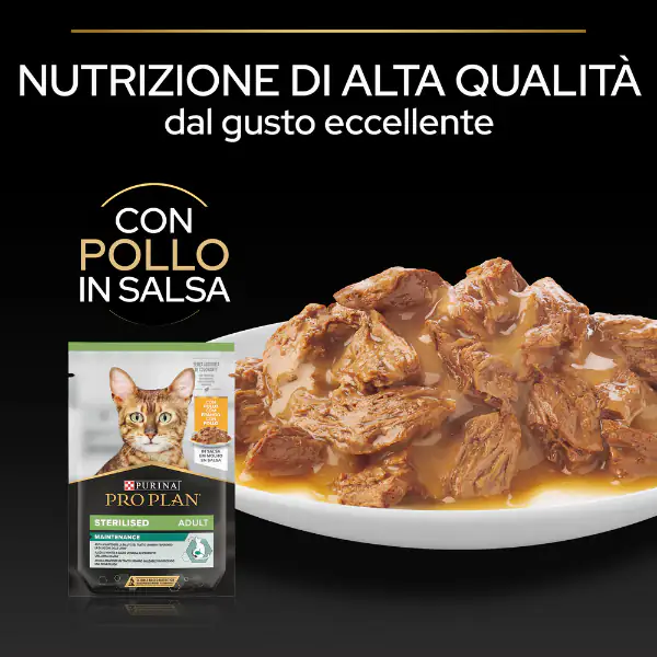 Purina Pro Plan Cat Adult Sterilised Maintenance Umido in salsa 85 g
