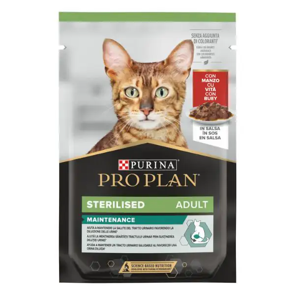 Purina Pro Plan Cat Adult Sterilised Maintenance Umido in salsa 85 g