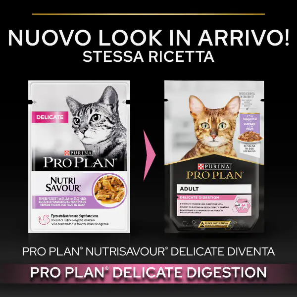 Purina Pro Plan Adult Delicate Digestion Umido Gatti in Salsa 85 g