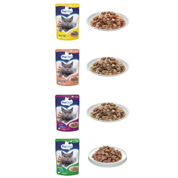 Prevital Cat Food Sterilised Multipack XXL Box 48x100 gr