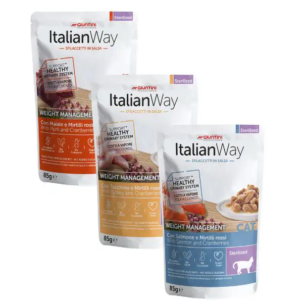ItalianWay Cat Sfilaccetti in salsa Weight Management Sterilized 85 gr