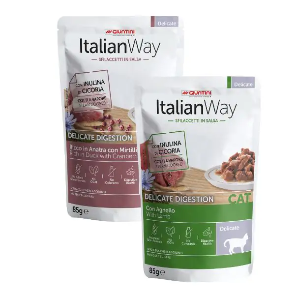 ItalianWay Cat Sfilaccetti in salsa Delicate Digestion 85 gr