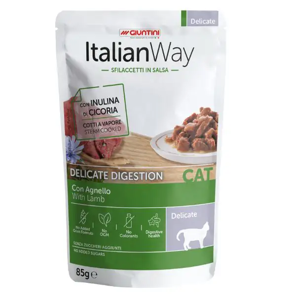 ItalianWay Cat Sfilaccetti in salsa Delicate Digestion 85 gr