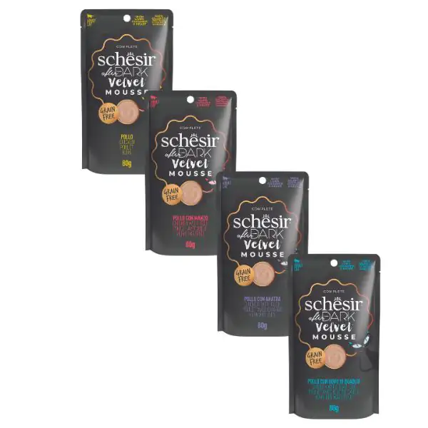 Schesir After Dark Cat Velvet Mousse Grain Free 80 g