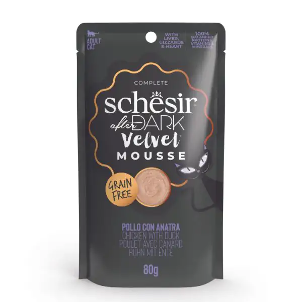 Schesir After Dark Cat Velvet Mousse Grain Free 80 g