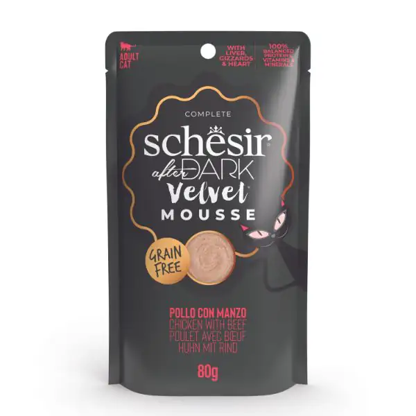 Schesir After Dark Cat Velvet Mousse Grain Free 80 g