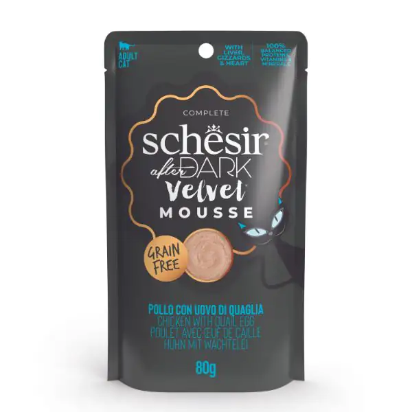 Schesir After Dark Cat Velvet Mousse Grain Free 80 g