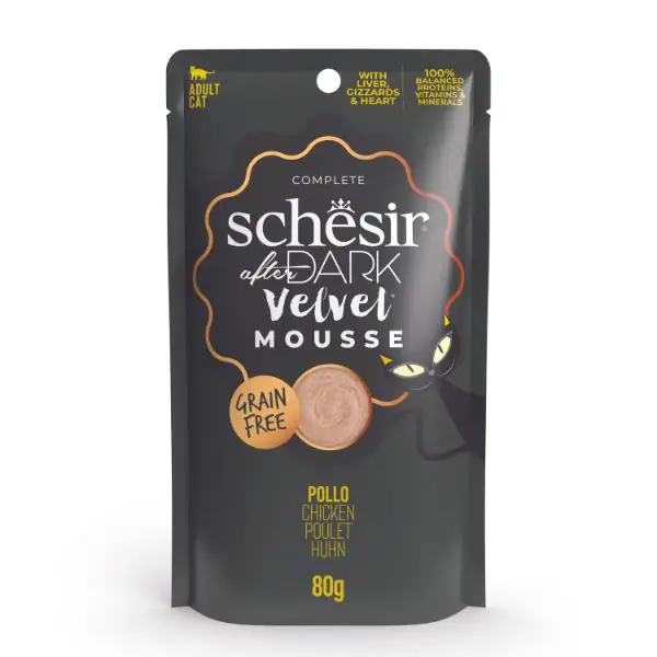 Schesir After Dark Cat Velvet Mousse Grain Free 80 g