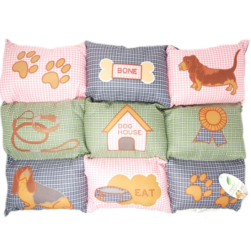 Cuscino Per Cani e Gatti Patchwork 55x78 cm