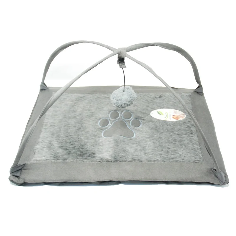 PALESTRA GIOCO ALLENAMENTO PER GATTI 60X40 CM GRIGIO