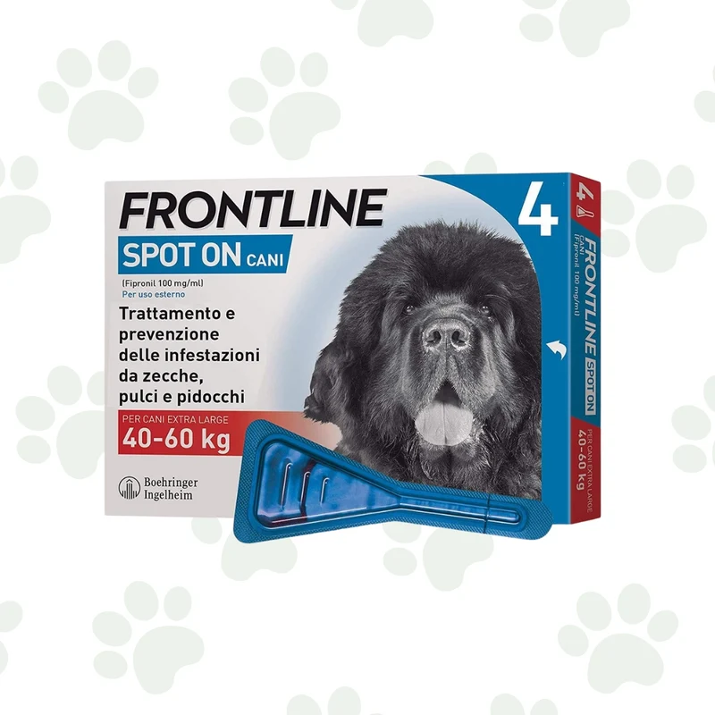 Frontline Spot-On Cani 40-60kg - Protezione contro pulci e zecche