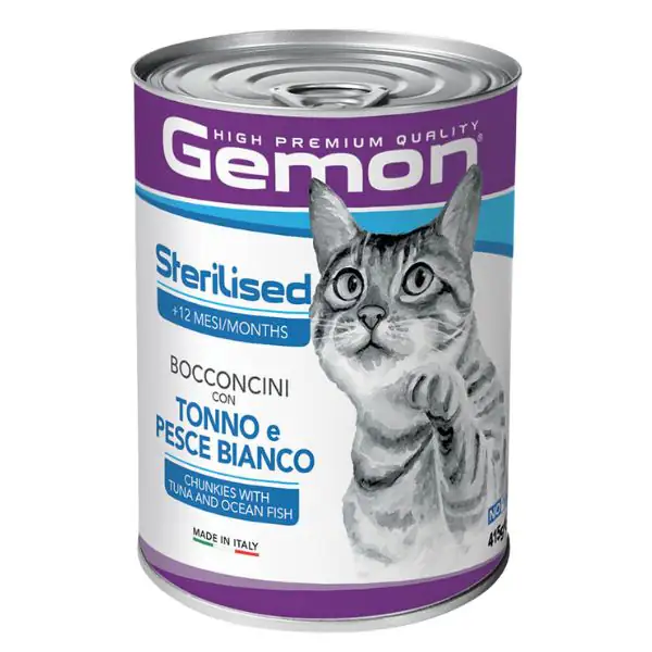 Monge Gemon Cat Sterilised Bocconcini 415 gr