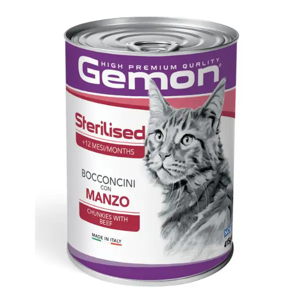 Monge Gemon Cat Sterilised Bocconcini 415 gr
