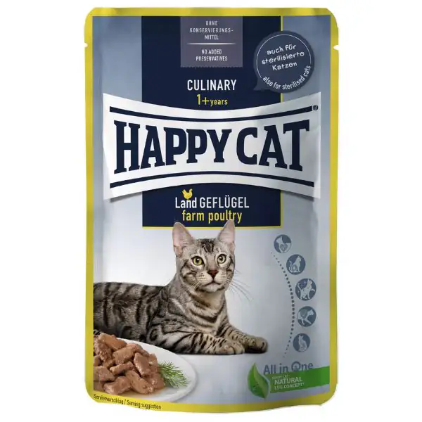 Happy Cat Adult Culinary bocconi in salsa 85 gr