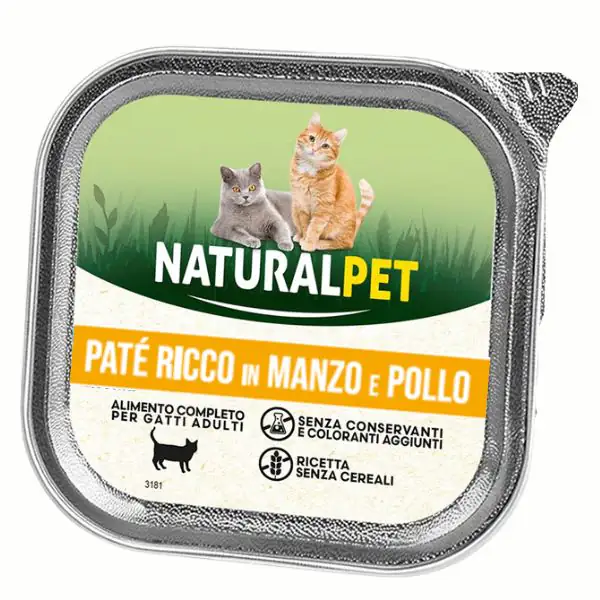 NaturalPet Cat Adult Patè Grain Free 100 gr