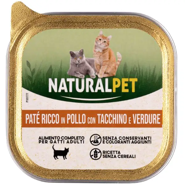NaturalPet Cat Adult Patè Grain Free 100 gr