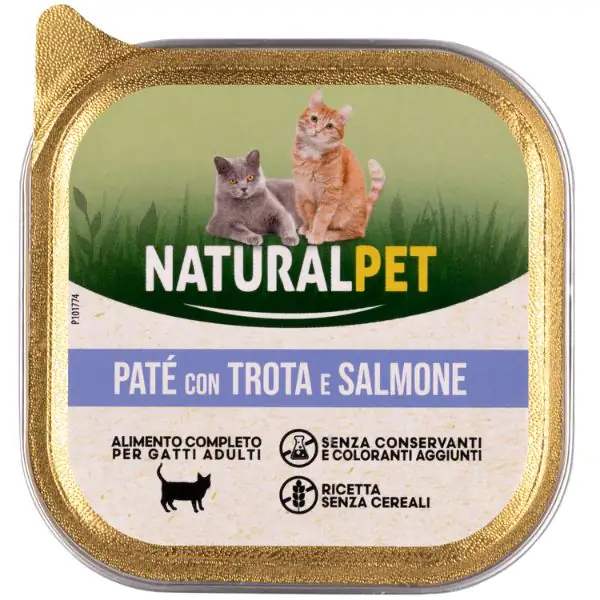 NaturalPet Cat Adult Patè Grain Free 100 gr