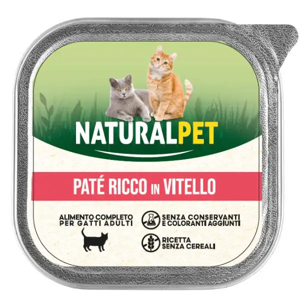 NaturalPet Cat Adult Patè Grain Free 100 gr