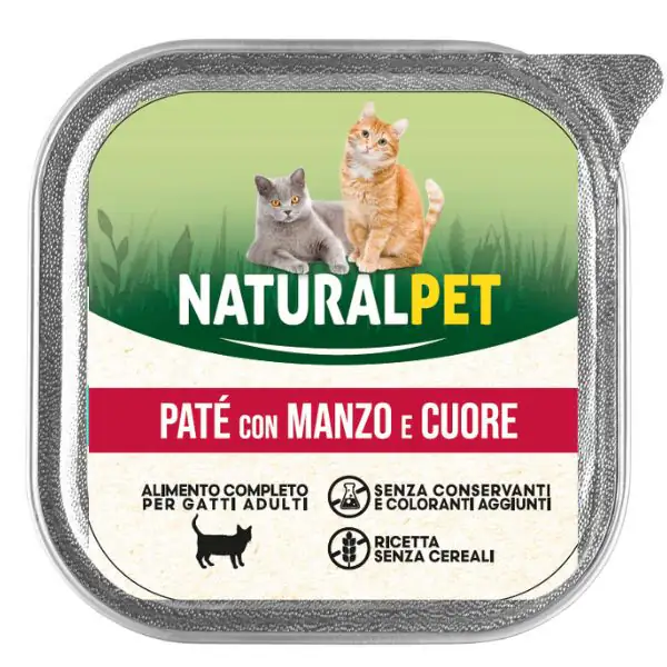 NaturalPet Cat Adult Patè Grain Free 100 gr