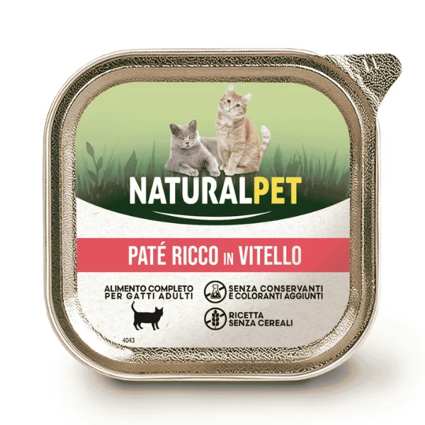 NaturalPet Cat Adult Patè Grain Free 100 gr