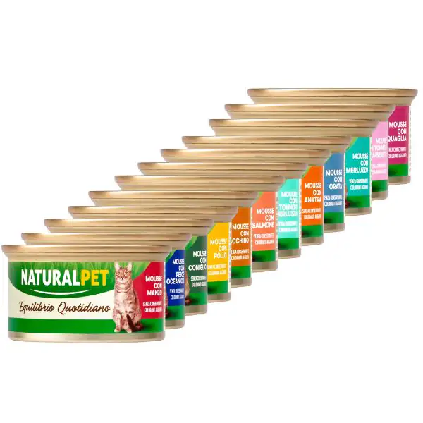 NaturalPet Cat Adult Mousse Equilibrio Quotidiano 85 gr
