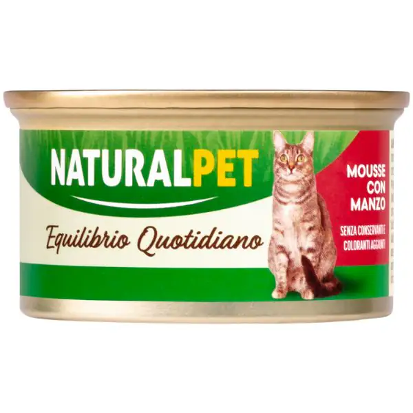 NaturalPet Cat Adult Mousse Equilibrio Quotidiano 85 gr