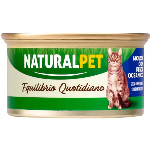 NaturalPet Cat Adult Mousse Equilibrio Quotidiano 85 gr