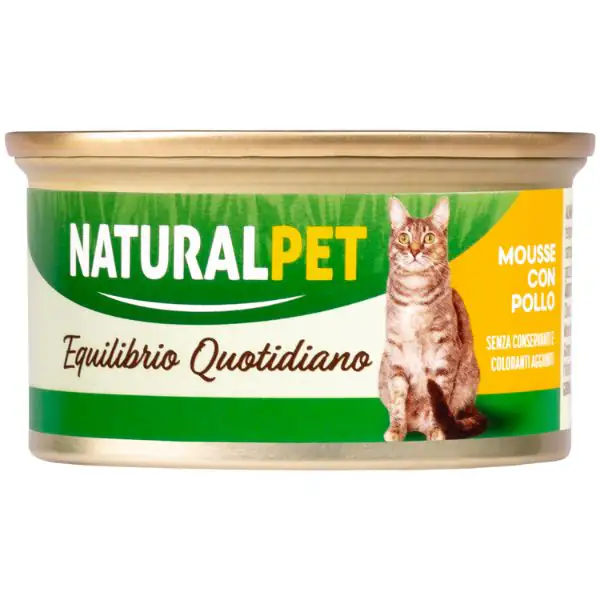 NaturalPet Cat Adult Mousse Equilibrio Quotidiano 85 gr