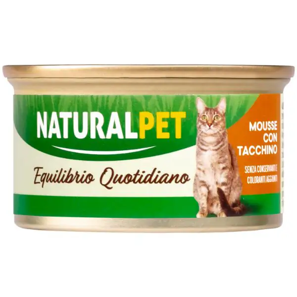 NaturalPet Cat Adult Mousse Equilibrio Quotidiano 85 gr