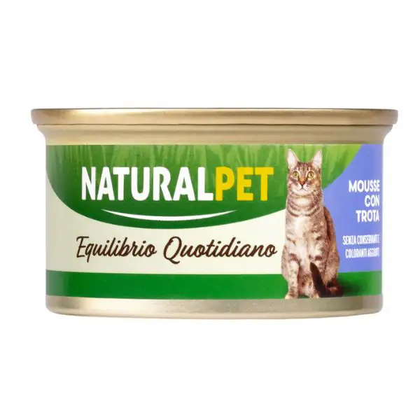 NaturalPet Cat Adult Mousse Equilibrio Quotidiano 85 gr