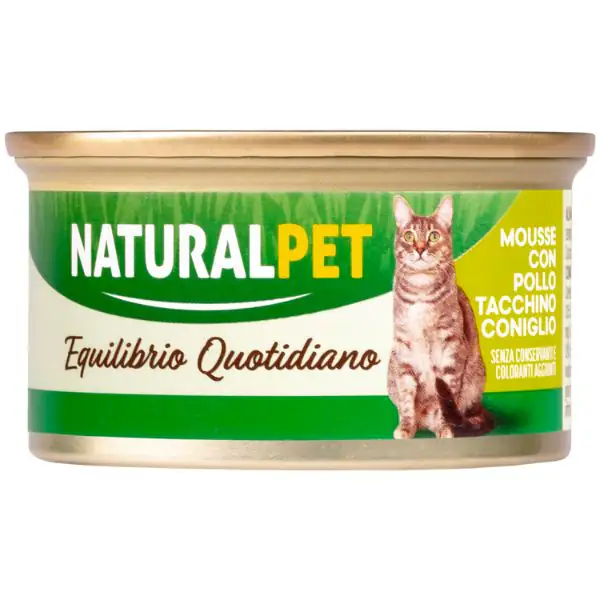 NaturalPet Cat Adult Mousse Equilibrio Quotidiano 85 gr