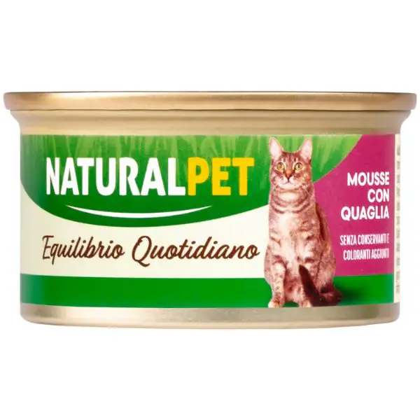 NaturalPet Cat Adult Mousse Equilibrio Quotidiano 85 gr