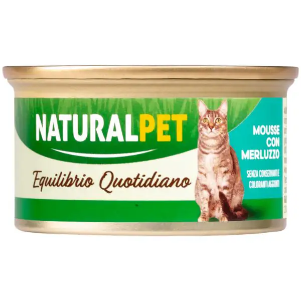 NaturalPet Cat Adult Mousse Equilibrio Quotidiano 85 gr