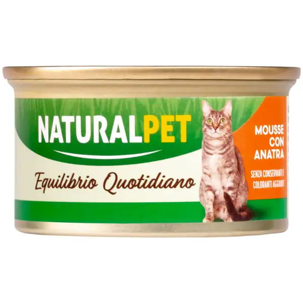 NaturalPet Cat Adult Mousse Equilibrio Quotidiano 85 gr
